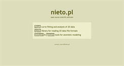 Desktop Screenshot of nieto.pl