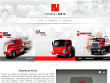 Tablet Screenshot of nieto.com.mx