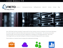 Tablet Screenshot of nieto.com